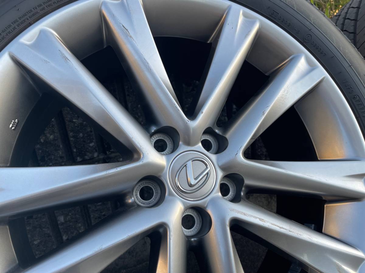 レクサス LEXUS RX 純正 ホイール 19インチ ダンロップ 235/55R19 4本