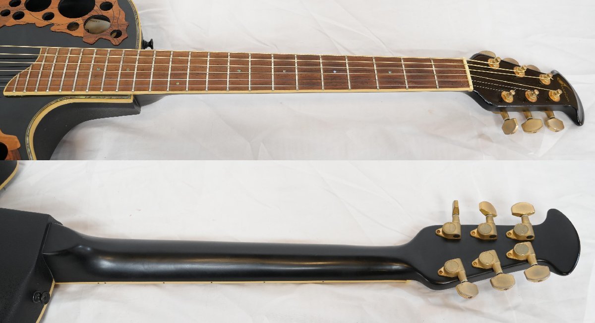 ☆OVATION☆Celebrity CC48 BLACK 難有り HC付 エレアコ スーパー 
