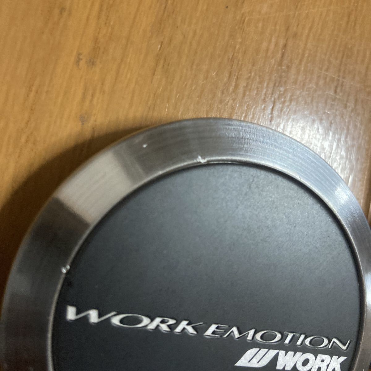 WORK エモーション ロータイプ ブラック センターキャップ 正規品 中古 