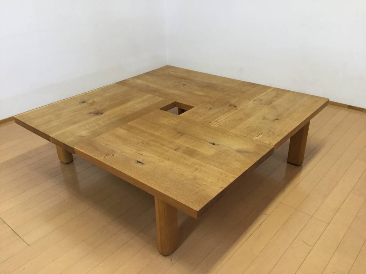 HOT，新作登場 飛騨産業 キツツキ 森のことば/フロアテーブル/正方形/節/オーク/無垢材(木材)｜売買されたオークション情報、yahooの商品情報をアーカイブ公開 - オークファン 木材
