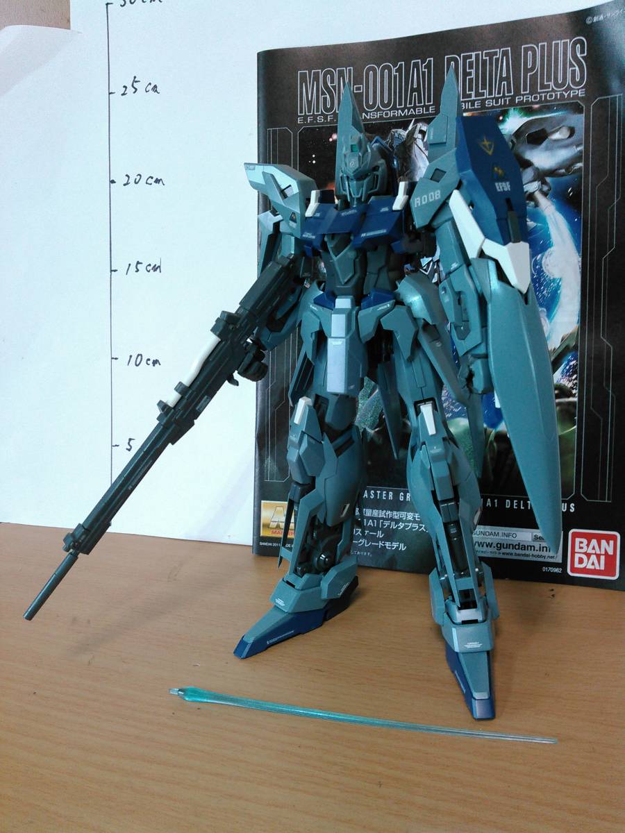 MG 1/100 MSN-001A1 デルタプラス 素組 完成品 ジャンク フィギュア