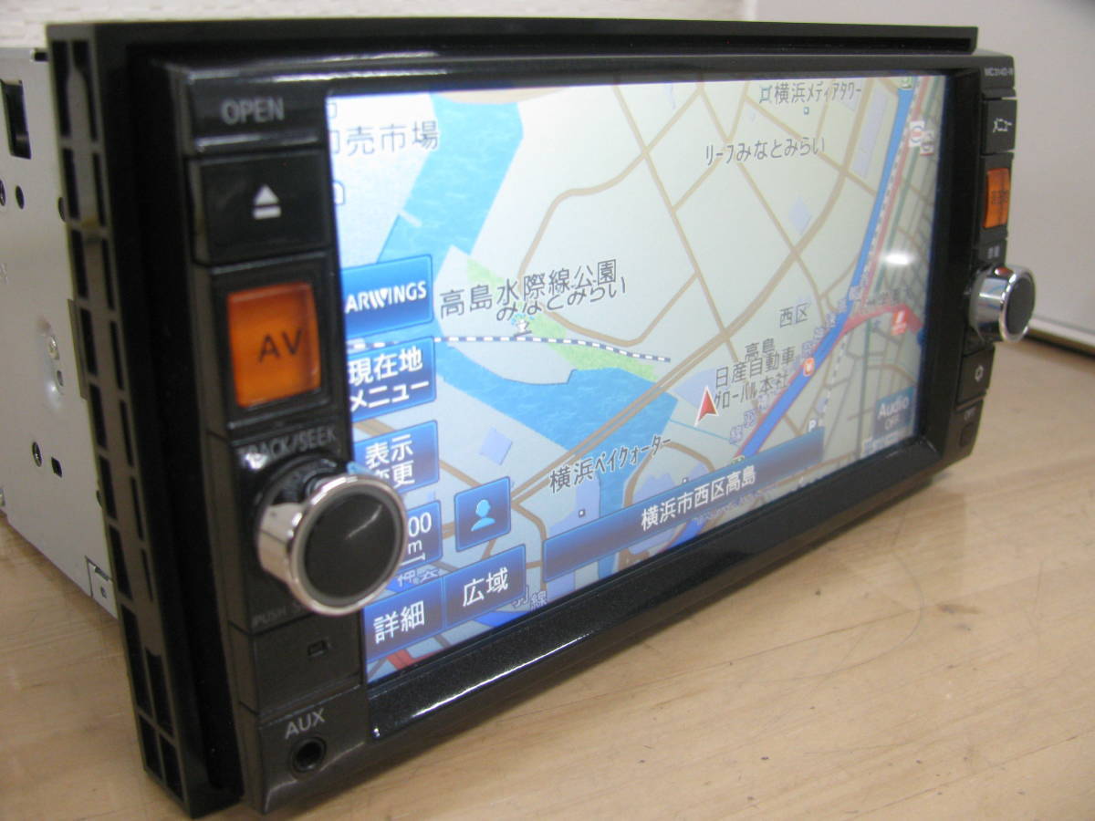 2017年版地図◇日産純正ナビ MC314D-W BT対応・地デジTV◇動作良好