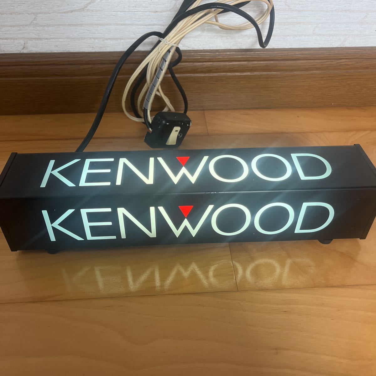KENWOOD ケンウッド 店頭 販促 電飾看板 什器 ディスプレイ 蛍光灯