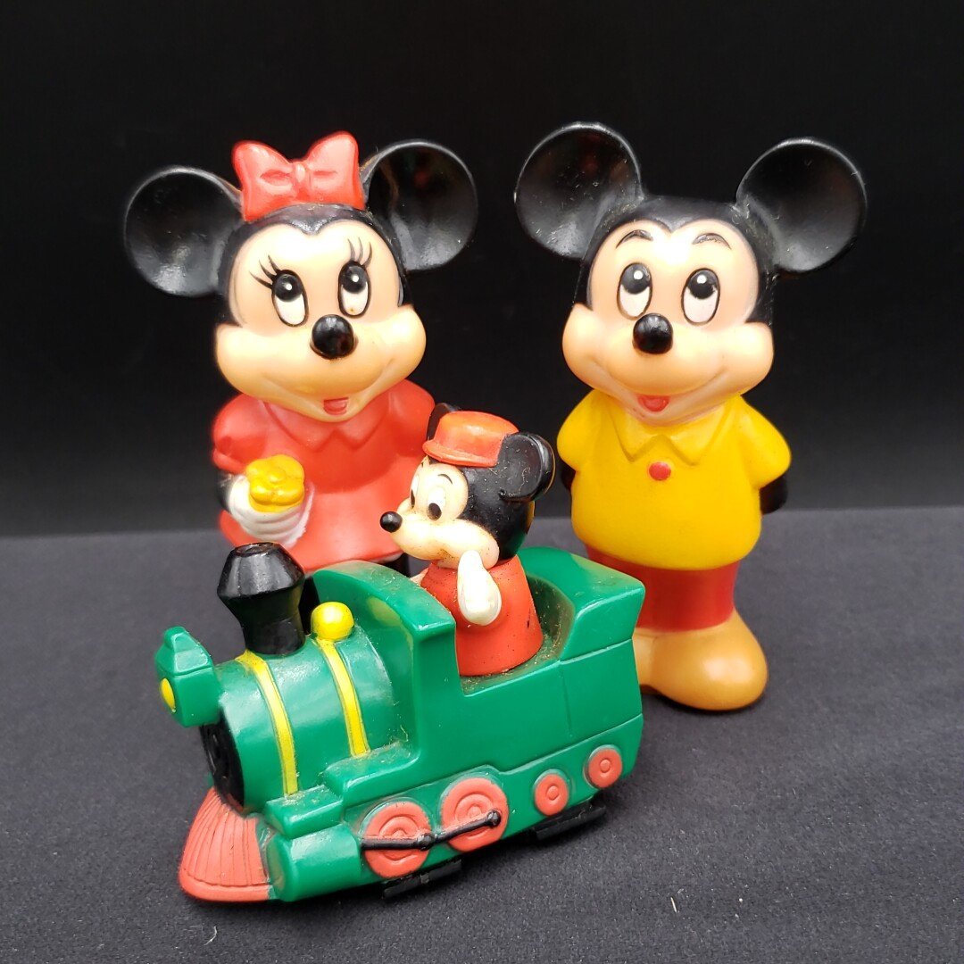 鉛筆削り ディズニー ミッキーマウス ミニーマウス ソフビ