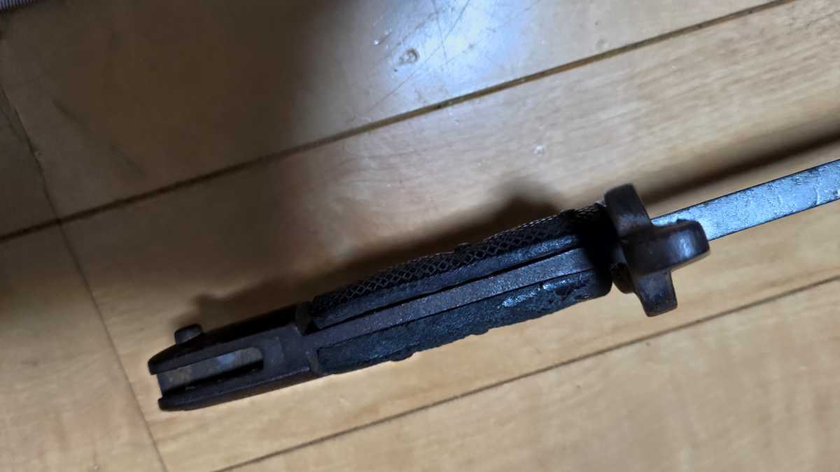 超稀少 幕末～明治最初期 ヤタガン式銃剣 陸軍正式採用型 壬申鍔刻印