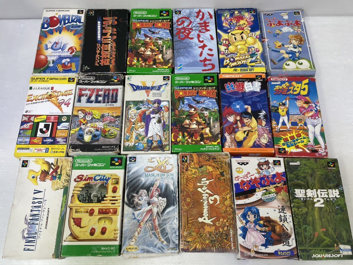 スーパーファミコン ゲームソフト 4本セットジャンク （Nintendo 