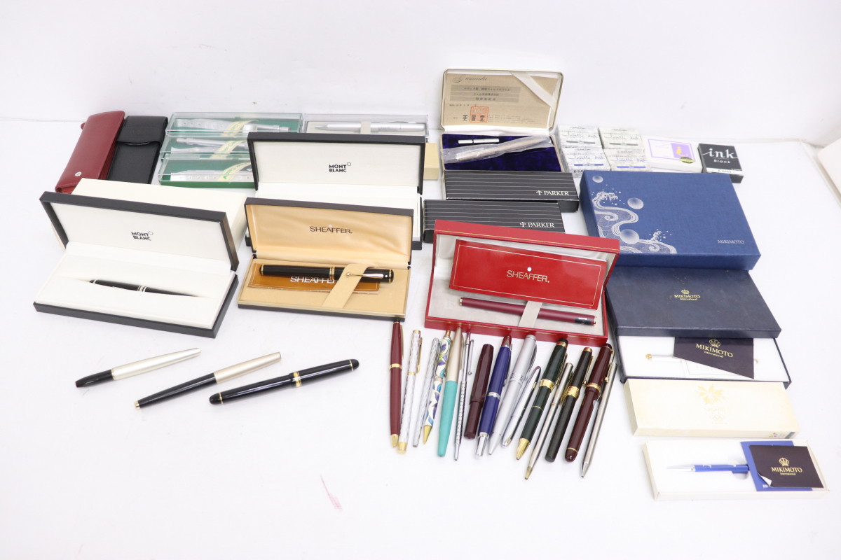 MONTBLANC モンブラン シルバーカラー MB 万年筆 GERMANY ＆ パーカー