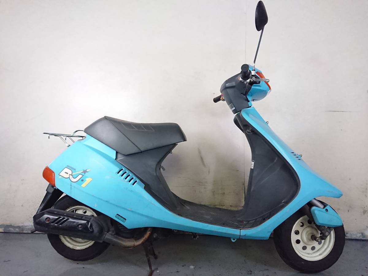 HONDA DJ・1 AF12】始動確認済み 書類付 原付 水色 スクーター 2スト 8 