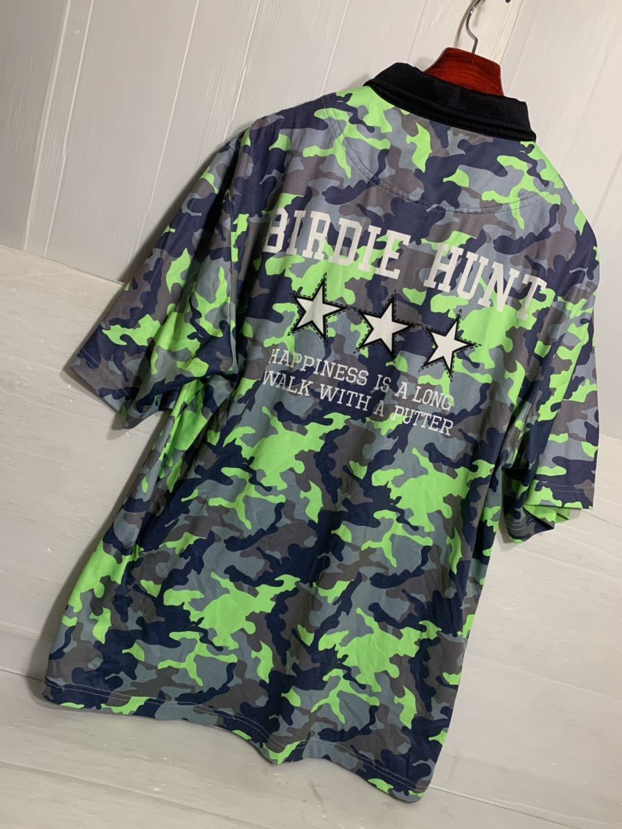 【Birdie hunt】バーディーハント　ケーブルニット 3点セット　L Birdie hunt バーディハント バーディーハント LLLL 3XL 黄緑 ネオン