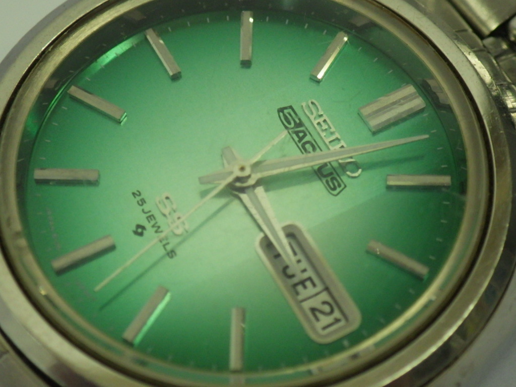 稼働品 SEIKO 5 ACTUS SS セイコー5アクタス 自動巻き 腕時計 25石