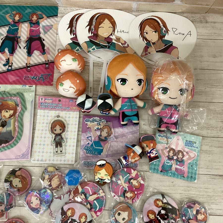 新品☆あんスタ☆2wink【葵ゆうた】着ぐるみバッジ☆2点セット 新品