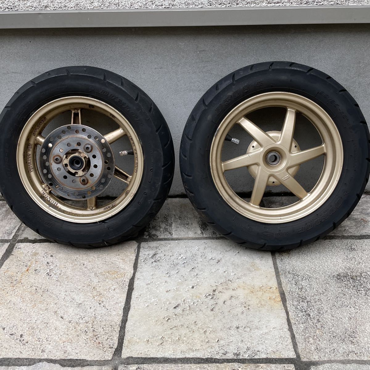 ホンダ ライブディオZX ホイール フロントフォーク キャリパー セット
