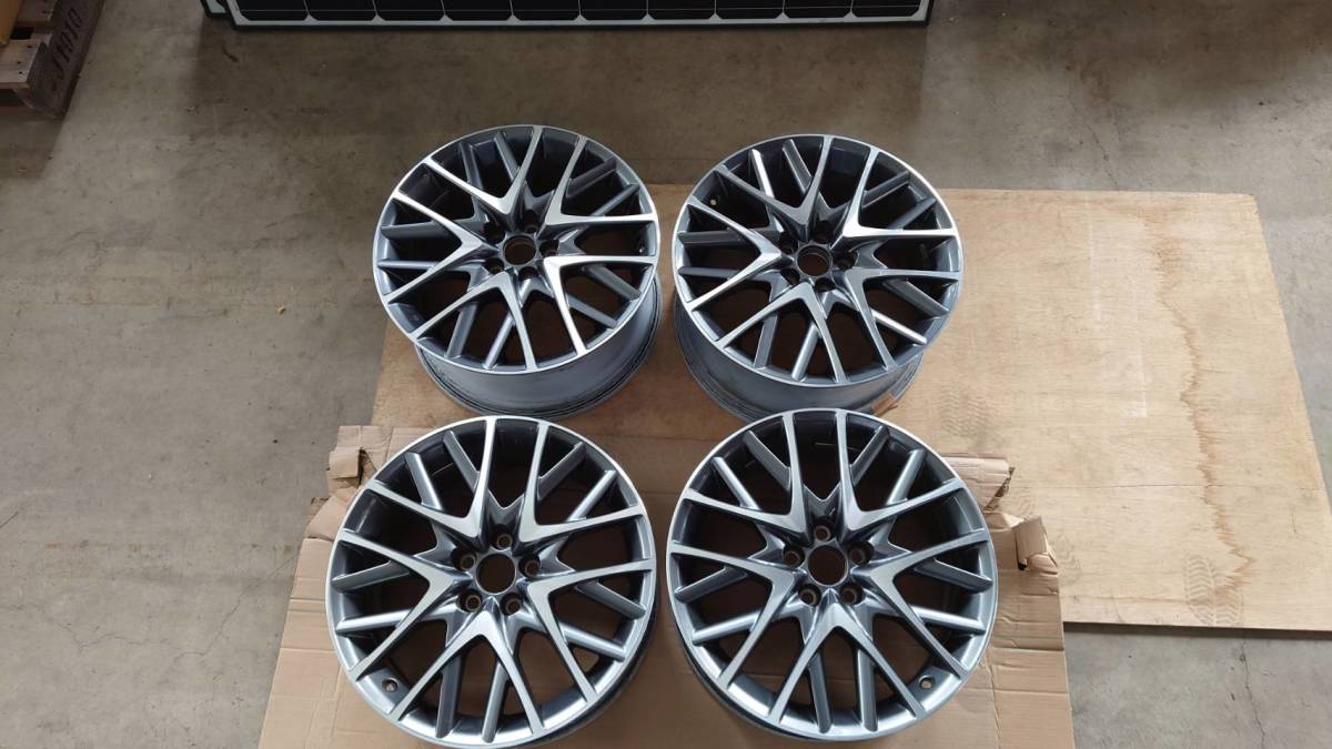 個人出品 レクサス 純正 RC Fスポーツ ホイール 19インチ F8.0J+45 R9.0J