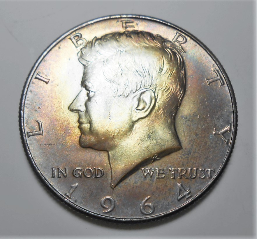 JOHN F. KENNEDY MEMORIAL HALF DOLLAR 1964年 ケース入 ケネディ