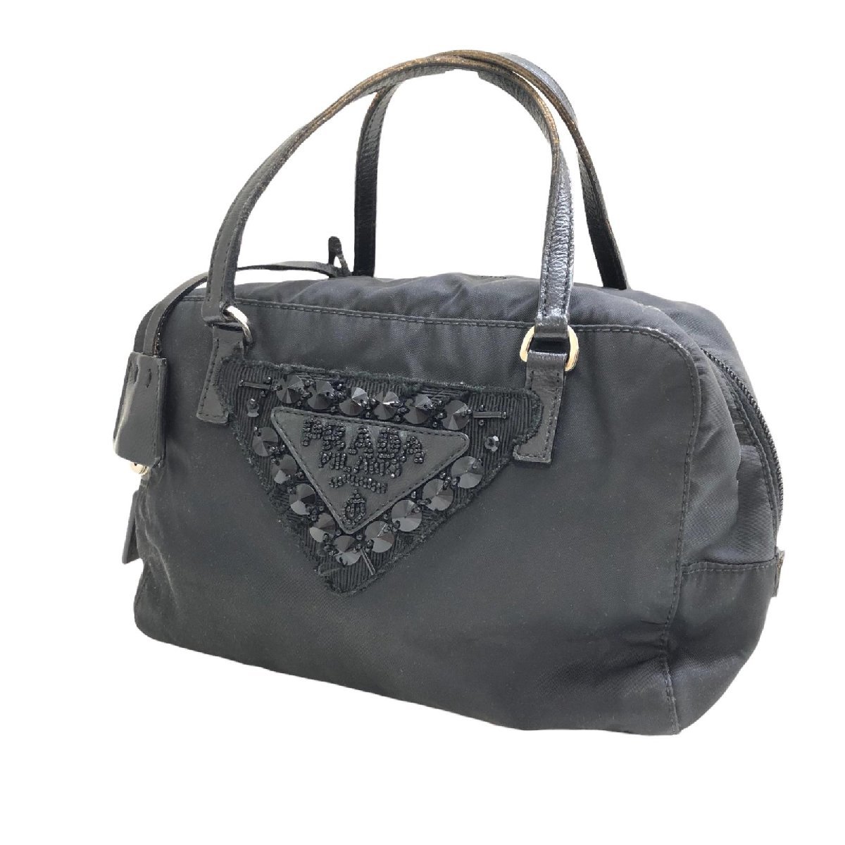 プラダ PRADA レザー ナイロン ミニ 中古・古着通販PRADA (プラダ 