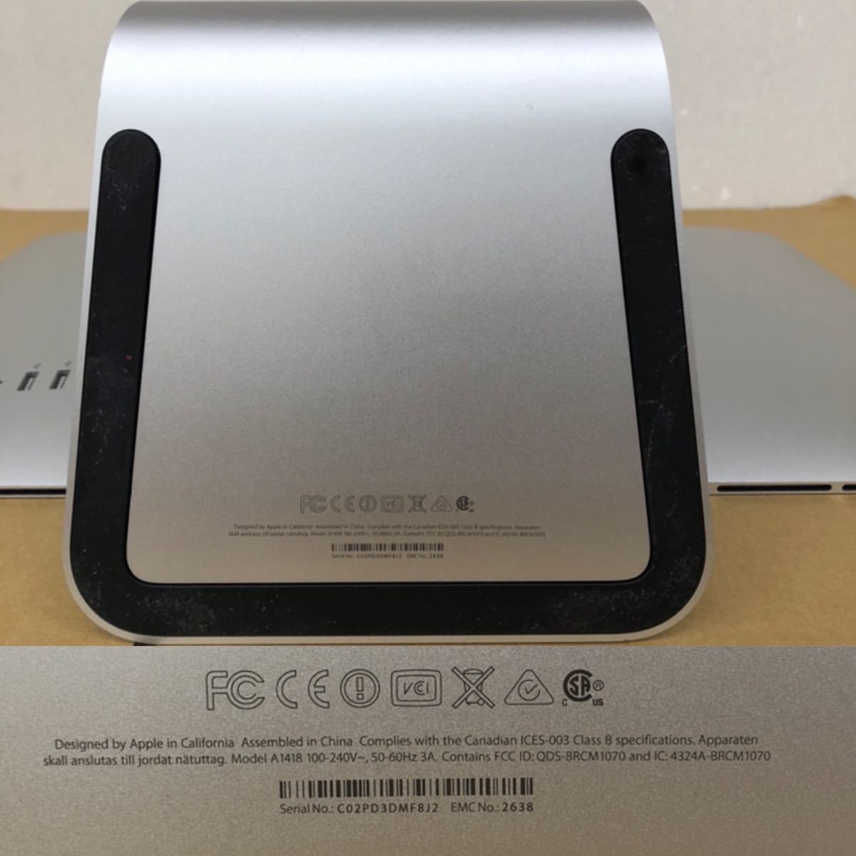 ☆ Apple iMac 21.5インチ Late 2013 ME086J/A Catalina/Core i5 2.7