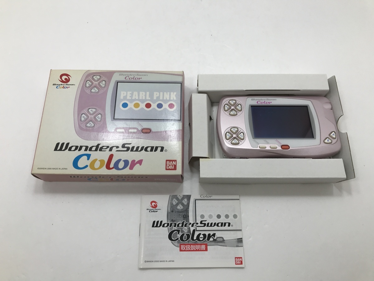 中古】☆ワンダースワンカラー本体 パールピンク ☆動作確認済み 023 