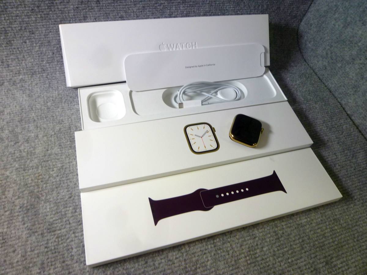 4752) ほぼ未使用 Apple Watch アップルウォッチ 腕時計 Series 7 45mm 