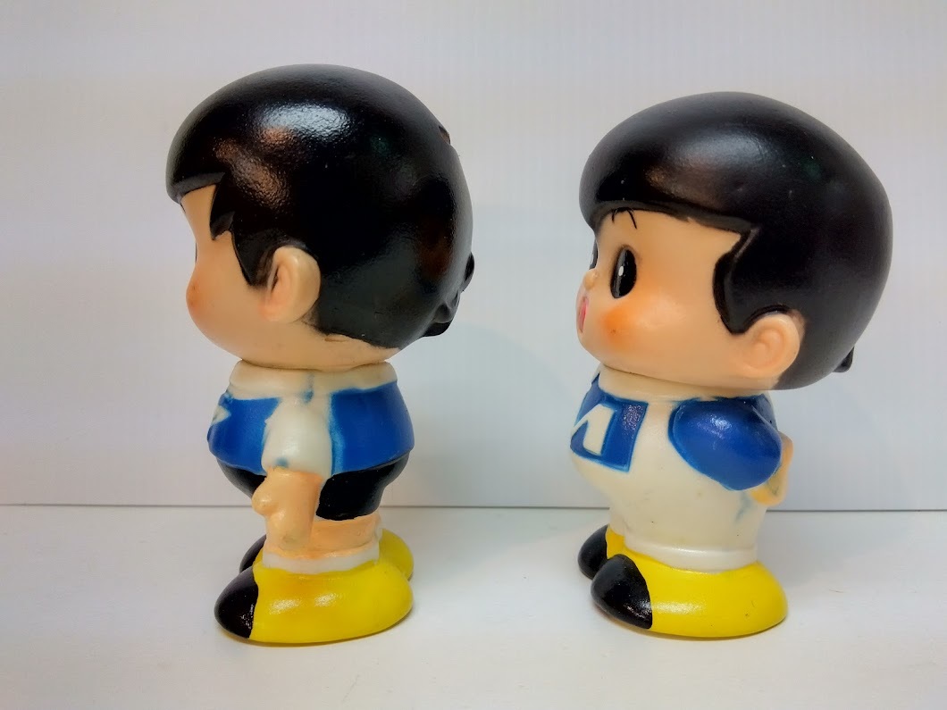 昭和レトロ ヤン坊 マー坊 ソフビ 貯金箱 ヤンマー 【公式通販】