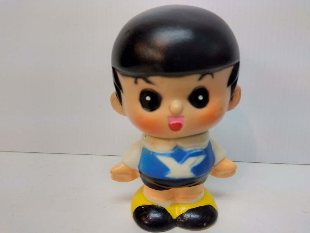 昭和レトロ ヤン坊 マー坊 ソフビ 貯金箱 ヤンマー 【公式通販】
