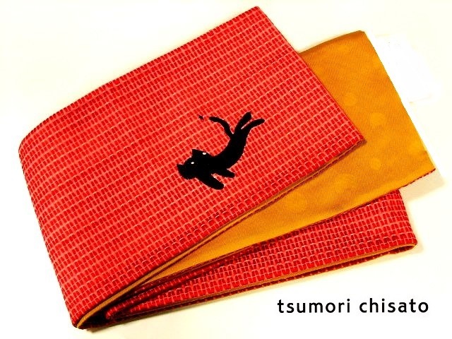 赤字超特価，低価 宝彩館 ツモリチサト tsumori chisato 浴衣用 長尺半幅帯 9T-103(帯)｜売買されたオークション情報、yahooの商品情報をアーカイブ公開 - オークファン 帯