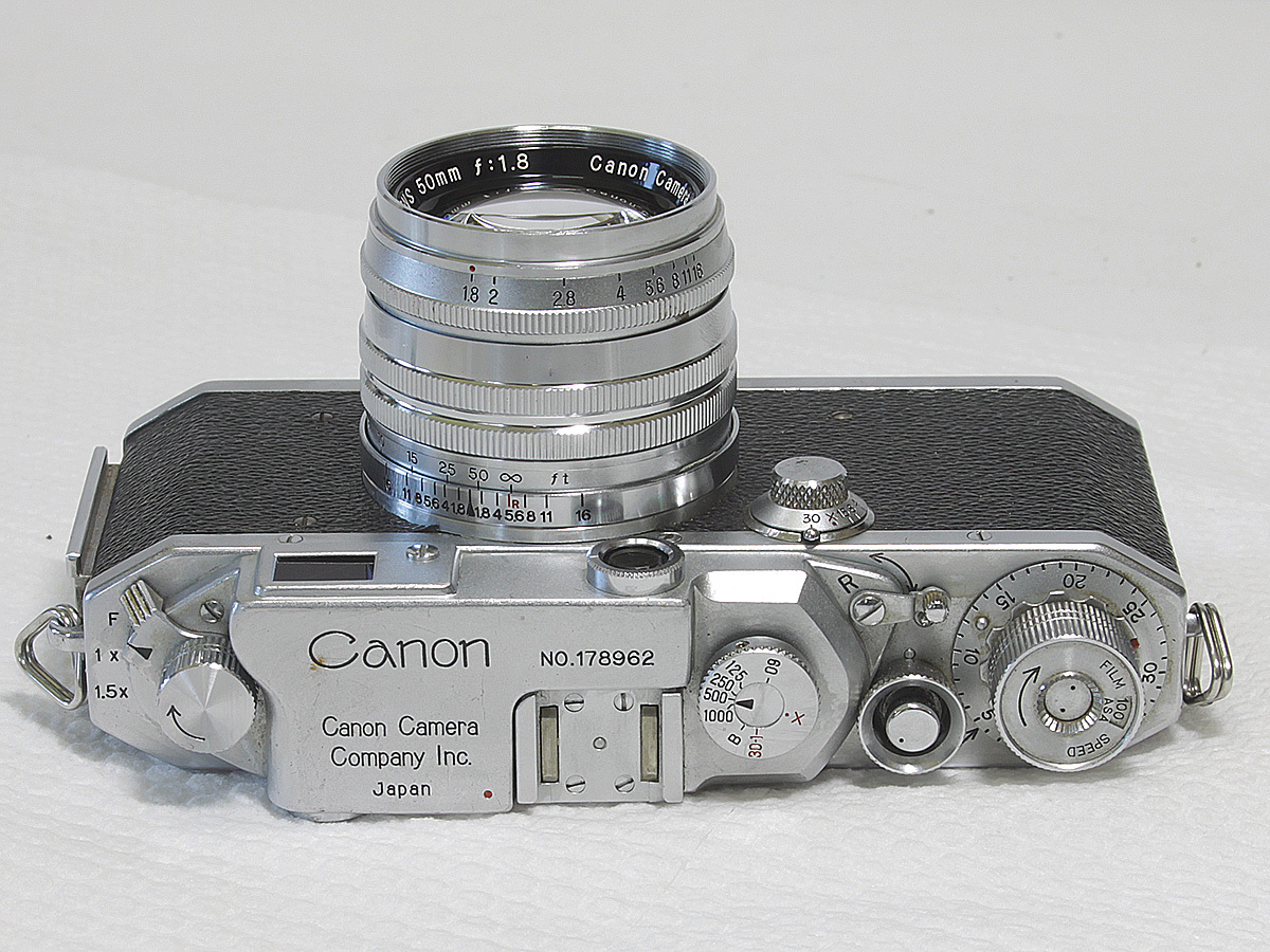 Canon 50mm IV Sb IVSb改， 4Sb （キヤノン F1.8付き 公式通販 改） Sb改(