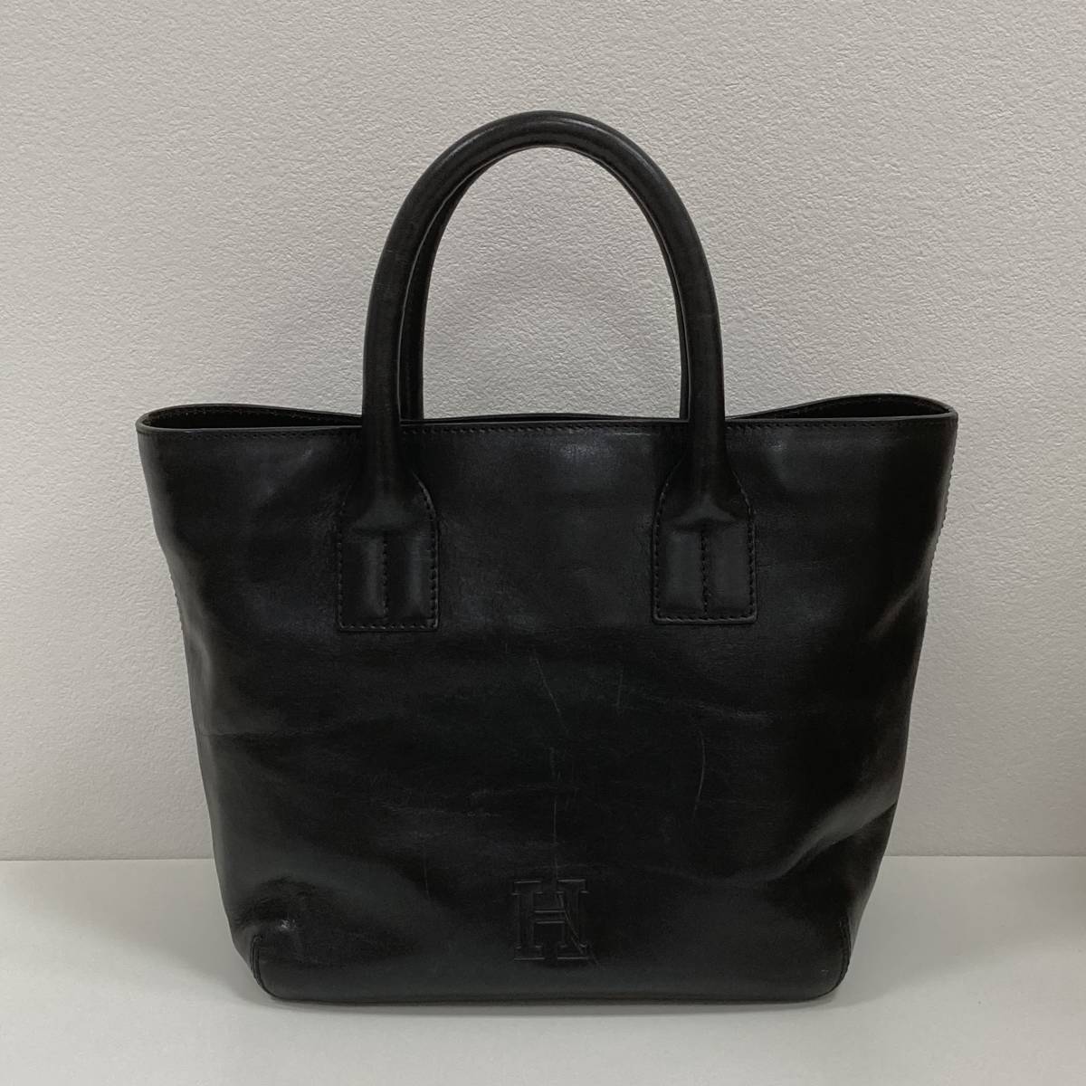 HIROFU/ヒロフ】レザー トートバッグ ブラック色☆390 レザートート