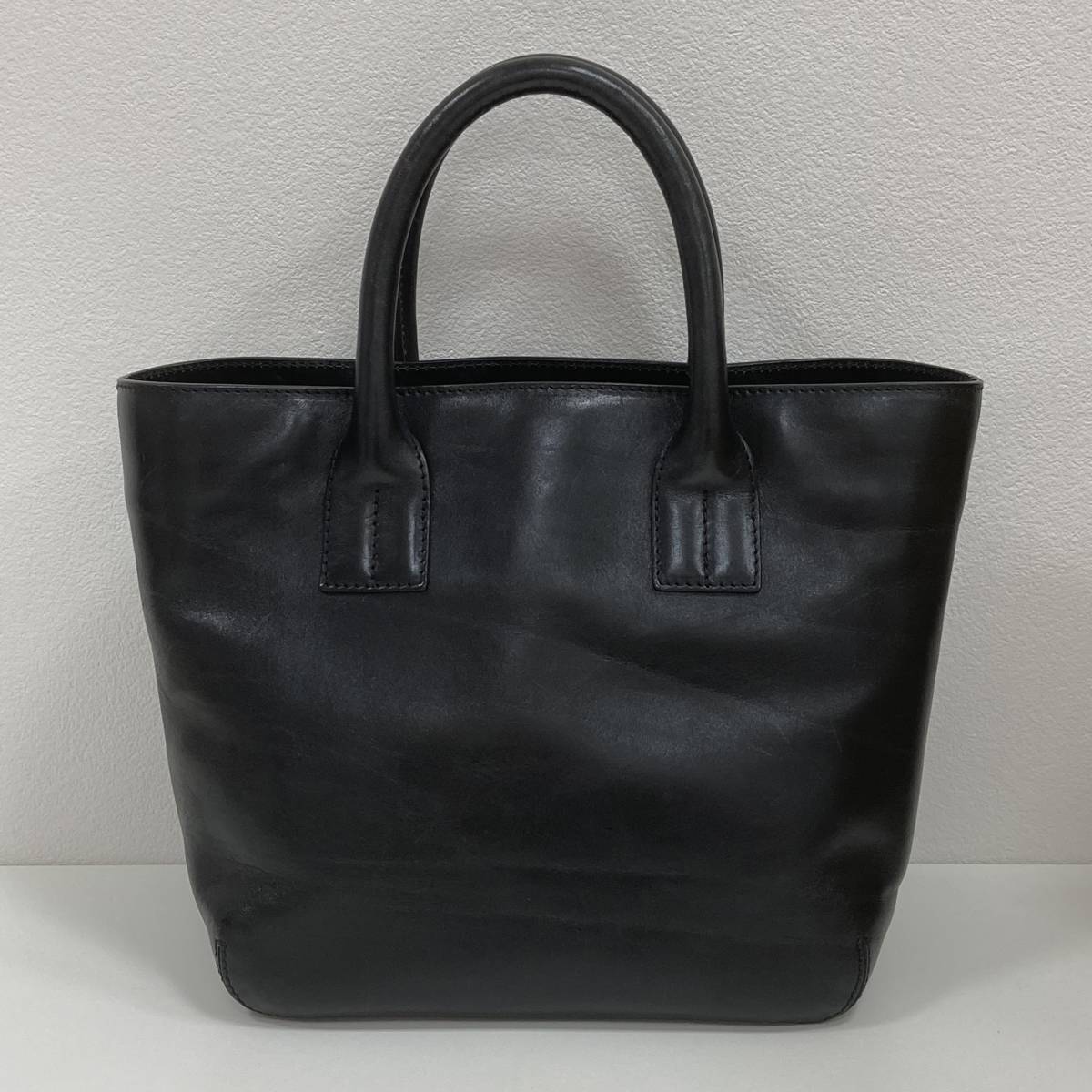 HIROFU/ヒロフ】レザー トートバッグ ブラック色☆390 レザートート