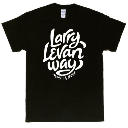 爆買い，最新作 Mサイズ Larry Levan Way ラリー レヴァン ウェイ ロゴ NYクラブ／ハウスDJ／ガラージTシャツ ブラック(Tシャツ)｜売買されたオークション情報、yahooの商品情報をアーカイブ公開 - オークファン Tシャツ