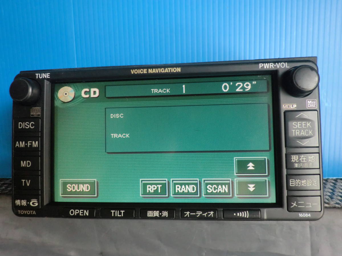 エスティマ トヨタ純正 86120-28411 ボイスナビ ACR40 -トヨタ純正 
