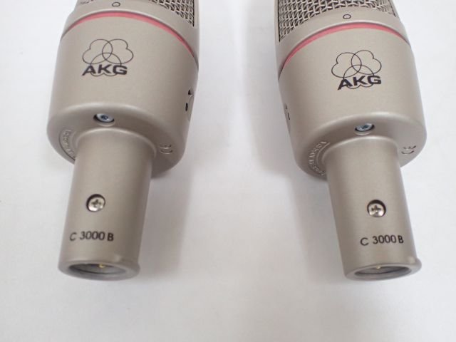 AKG コンデンサーマイク C3000B ショックマウントホルダー H-100