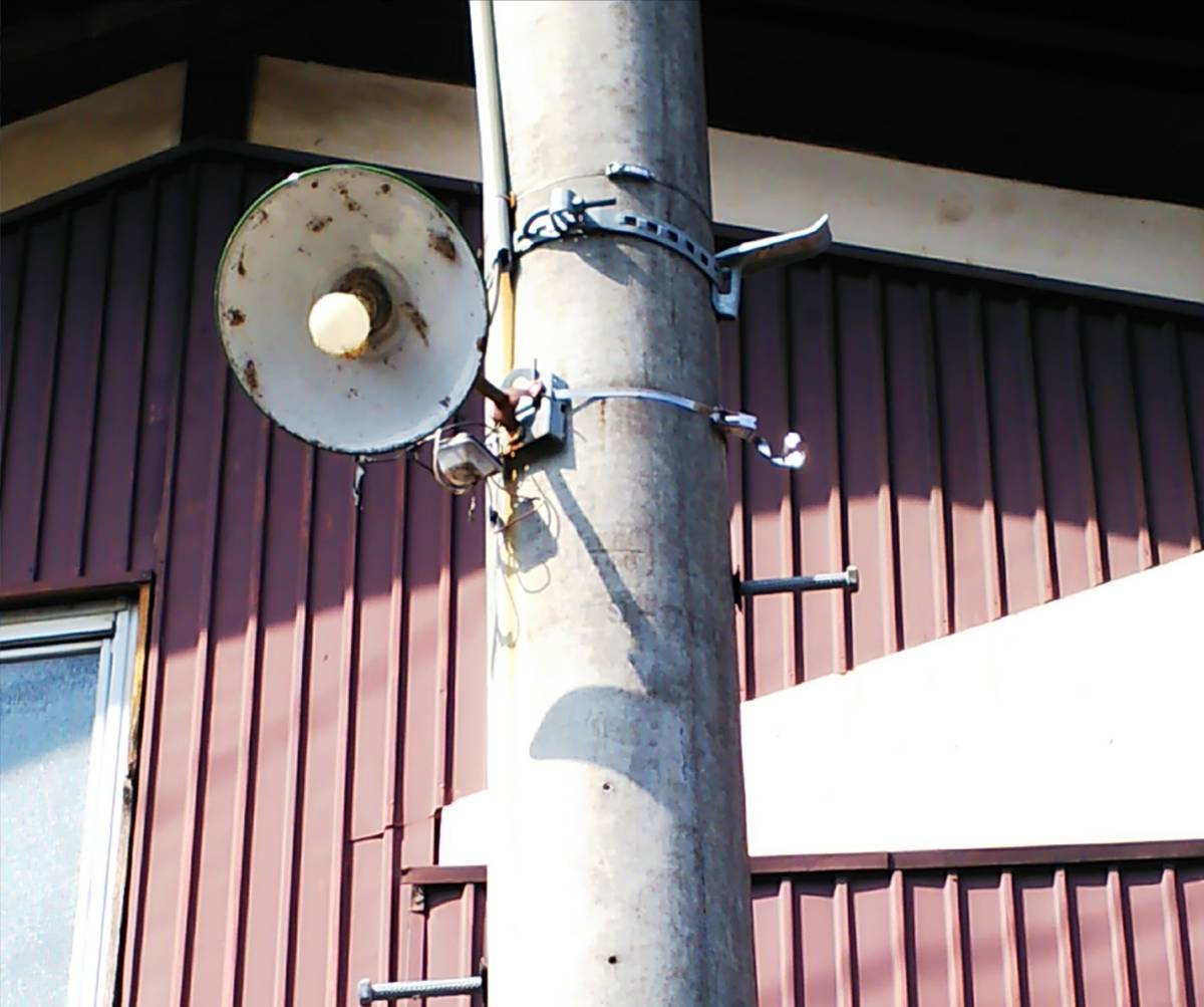 ☆本物の昭和時代へ!!☆外灯 街灯 防犯灯 電笠ブラケット ホーロー