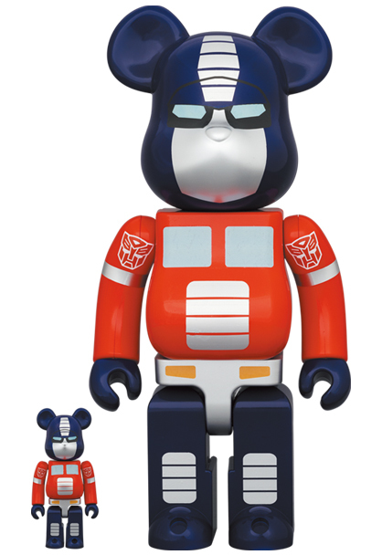 新品 BE@RBRICK OPTIMUS PRIME 100％ & 400％ MEDICOM TOY ベアブリック kaws カウズ BASQUIAT BANKSY Keith Haring WARHOL TRANSFORMERS