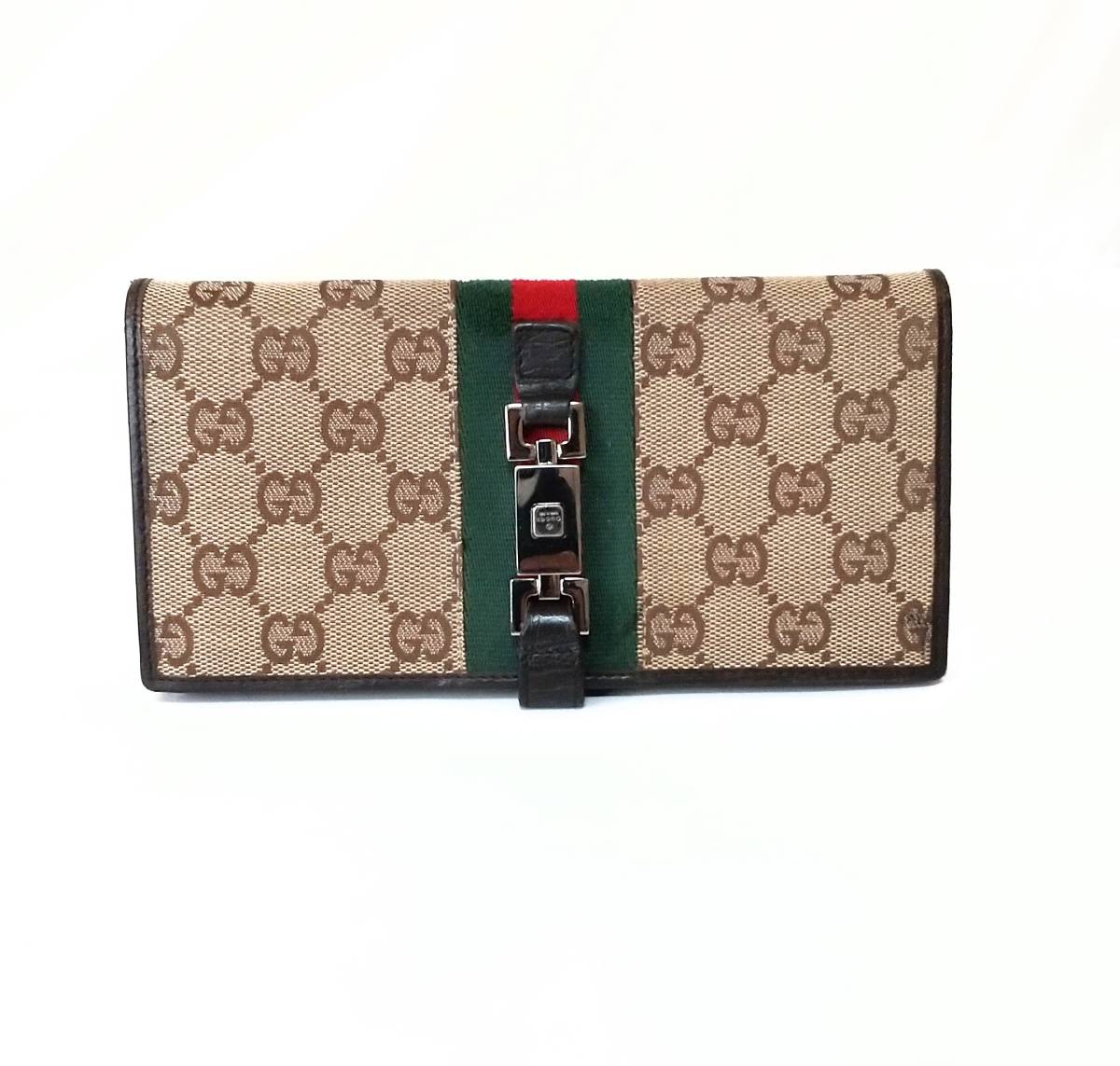 激安大特価，爆買い】 「良品」GUCCI（グッチ）GGキャンパス×レザー 