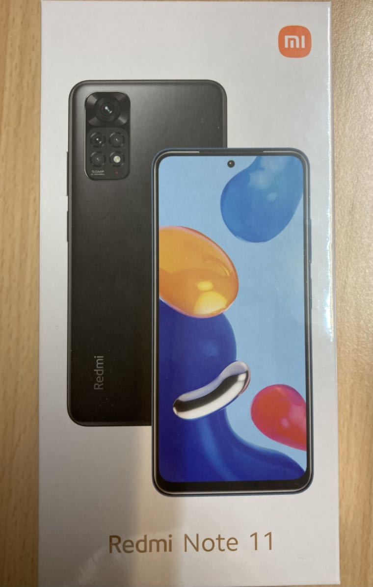 Redmi Note 11 グラファイトグレー 4GB RAM 64GB ROM 【公式通販】