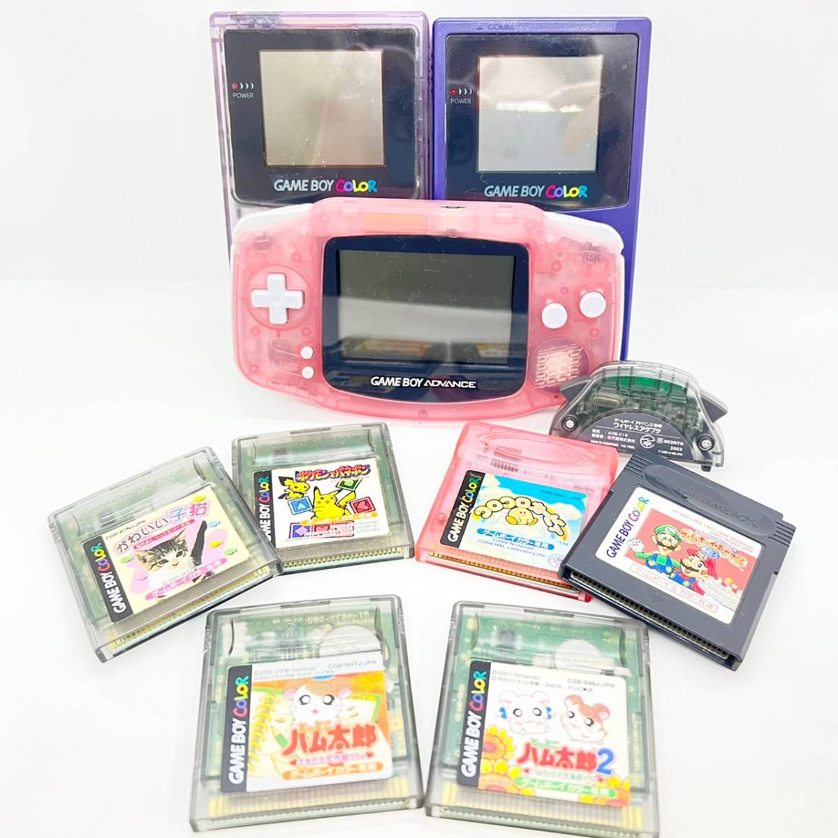 AFg109R GBC GBA ゲームボーイ カラー アドバンス 本体 ソフト まとめ 