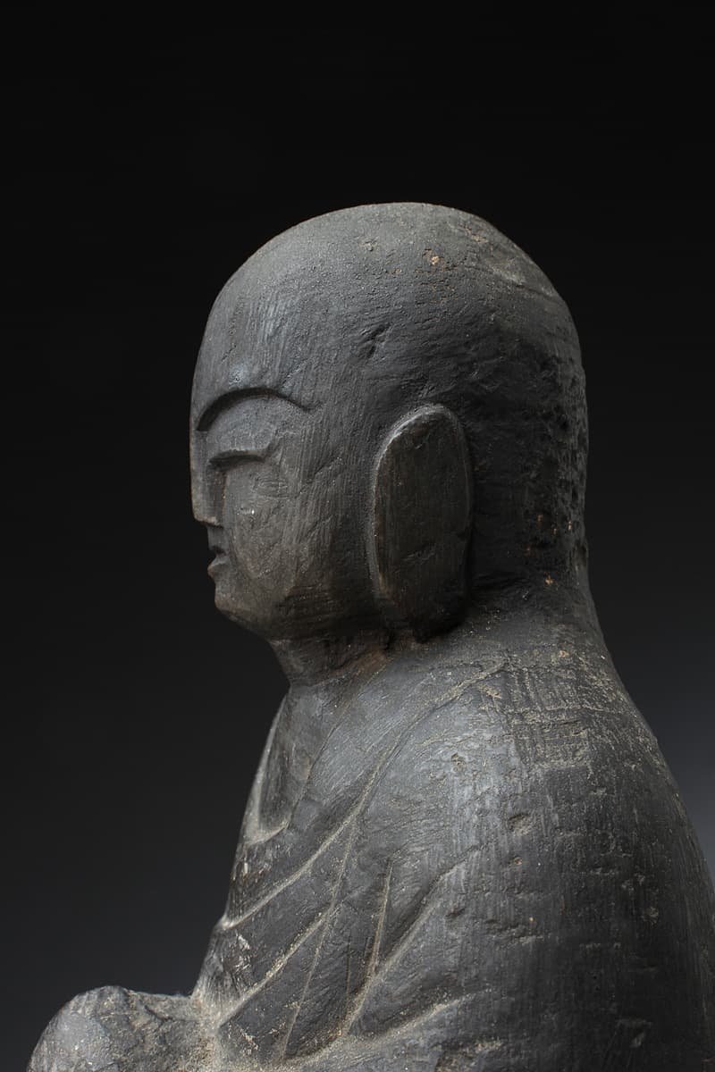 仏教美術 時代 石像 石彫 石造 仏像 約11.3kg 石仏 コレクション