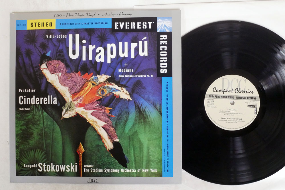 新品，正規品 米 重量盤 STOKOWSKI/ストコフスキー/ヴィラ=ロボス ウイラプルー/DCC COMPACT CLASSICS/EVEREST LPZ-1003(その他)｜売買されたオークション情報、yahooの商品情報をアーカイブ公開 - オークファン その他