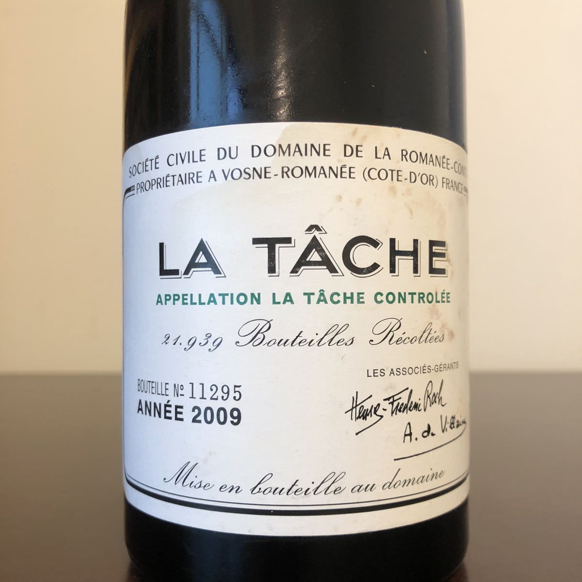 DRC ドメーヌ・ド・ラ・ロマネコンティ ラ・ターシュ2009 / Domaine de