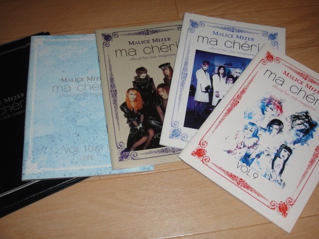 MALICE MIZER/FC会報 ma cherie/Vol.1~10 専用バインダー付/Gackt/Moi dix