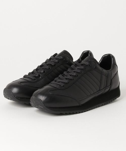 2.2万★国産 美品 PATRICK パトリック MARARAIN マラレイン 530711 BLK 38 黒 日本製 ステアレザー 本革 天然皮革