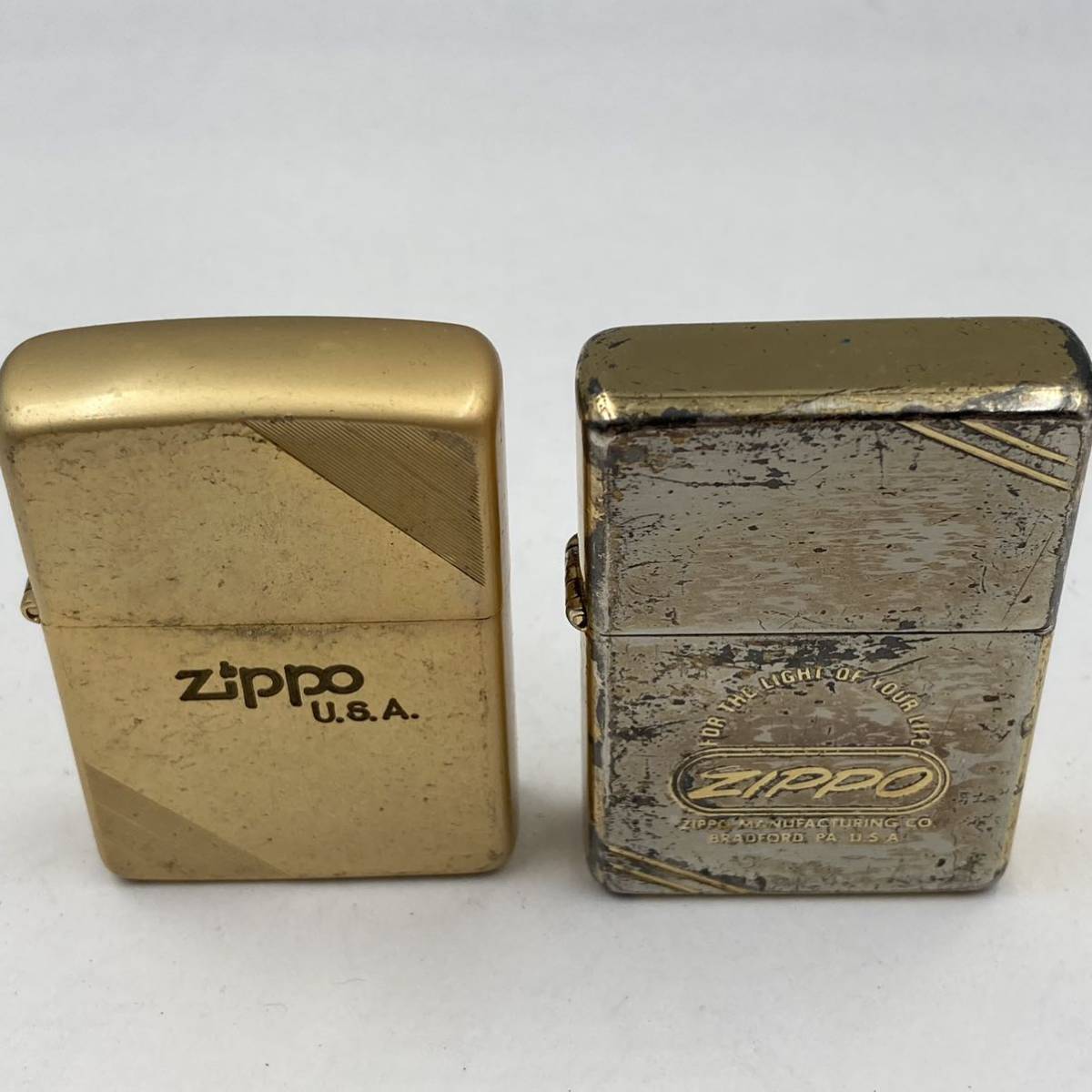 ZIPPO 真鍮 復刻 ジッポーライター zippoの通販 0 ブラッシュブラス 