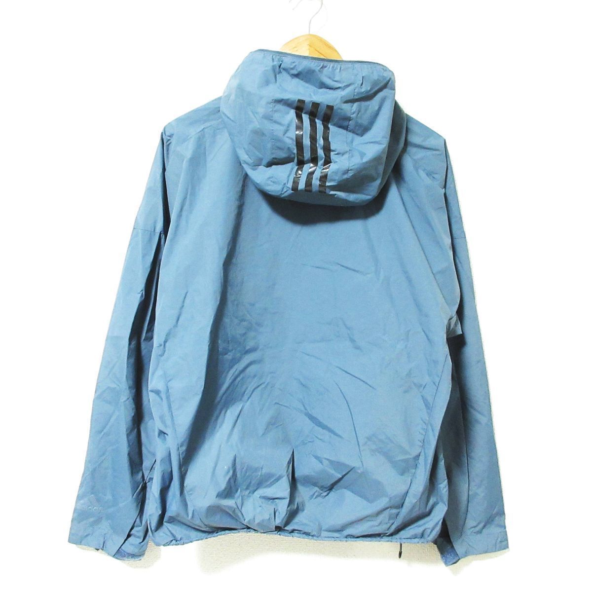 美品 2020SS adidas アディダス ナイロン ロゴ プリント M TECH ANORAK 