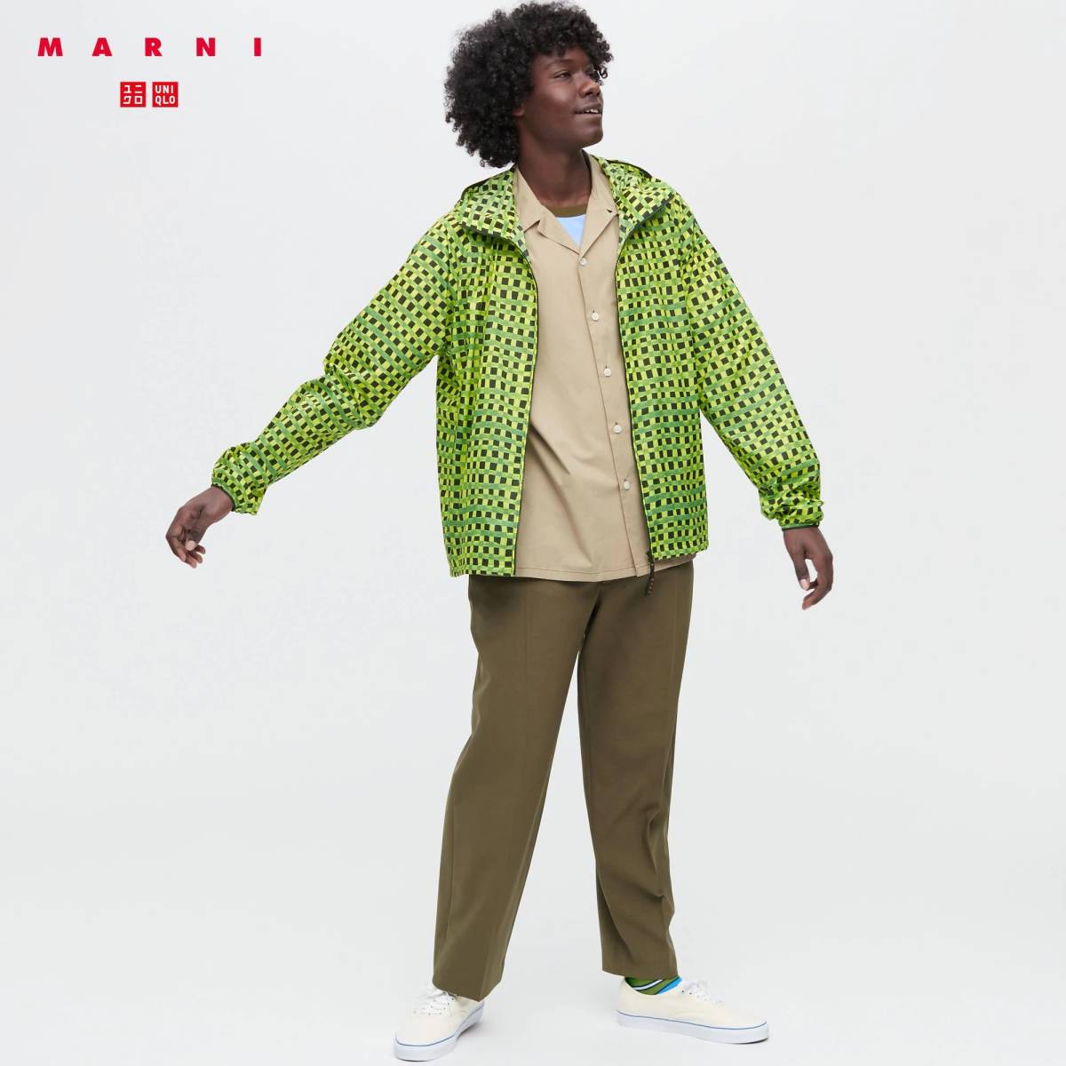 UNIQLO × MARNI セットアップ　新品未使用　ユニクロ UNIQLO AND MARNI （ユニクロ アンド マル二） ワイドフィットタック