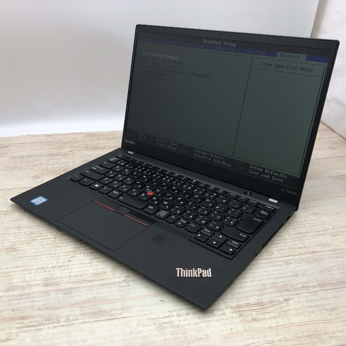 Lenovo ThinkPad X1 Carbon 20HQ-S1H100 Core i5 7200U 2.50GHz/8GB/256GB(NVMe) 〔0614N05〕