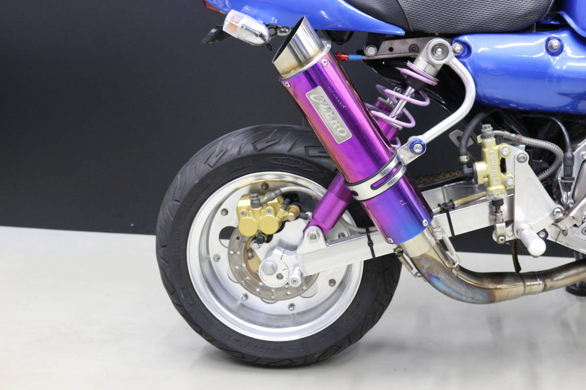 ゴジラ(カスタム) HONDA ゴリラ(Z50J)改 88cc ZERO 10インチディスク カスタム ブルー