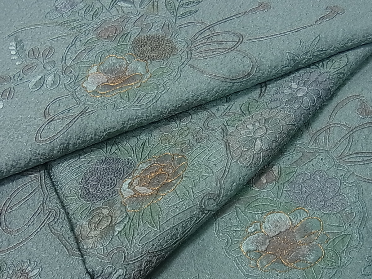限定セール，正規品 平和屋着物 訪問着 総刺繍 スワトウ相良刺繍 雪輪草花文 金糸 逸品 vp316(仕立て上がり)｜売買されたオークション情報、yahooの商品情報をアーカイブ公開 - オークファン 仕立て上がり