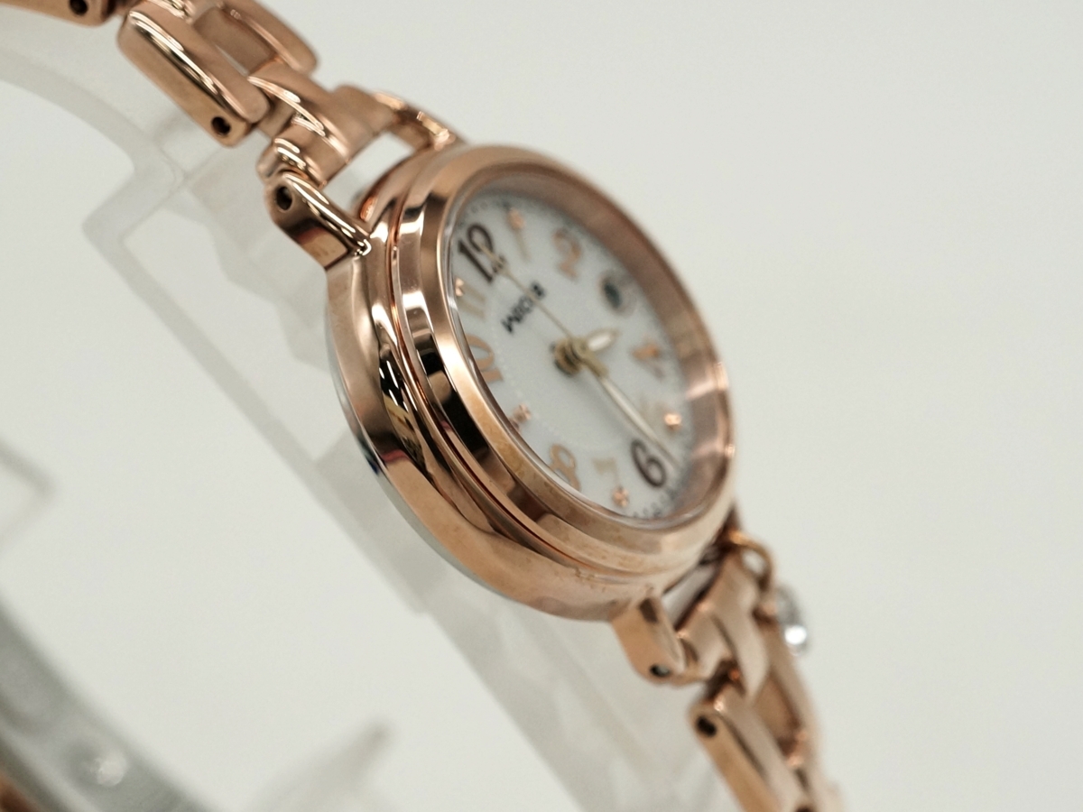 中古美品】CITIZEN(シチズン) wicca ウィッカ ソーラーテック電波時計 