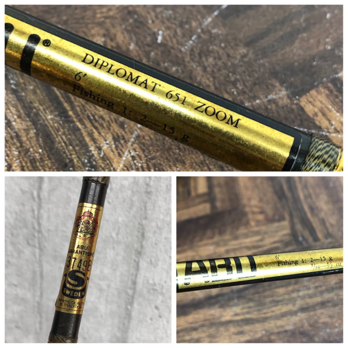 ☆ 稀少 オールド ABU Diplomat 651 Zoom 良品！☆ 【公式通販】