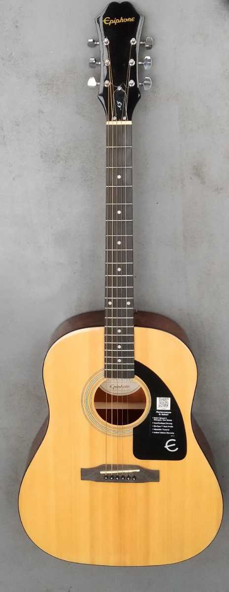 1円スタート アコースティックギターEpiphone エピフォン AJ-100 NA